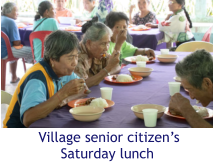 Village senior citizen’s Saturday lunch